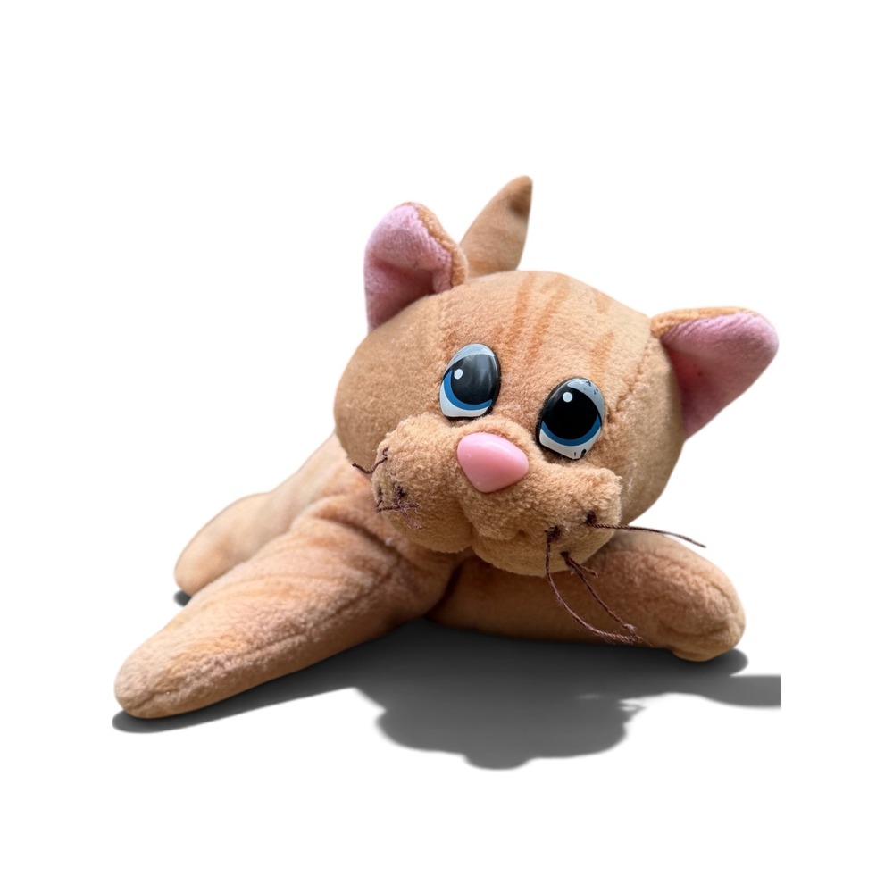 Tonka Pound Pur-r-ries Plush Cat Striped Orange Tabby Vintage Small
